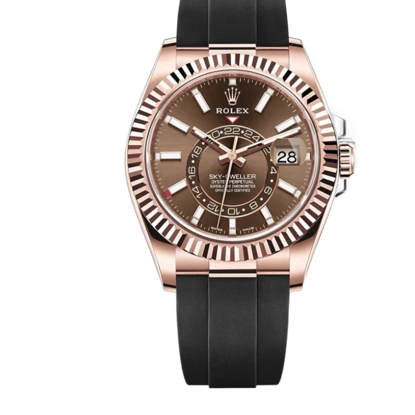 Soft Exact “Chocolate Duplicate Dial” Rolex Sky-Dweller 875 326235 Quality 0523